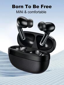 Wireless Bluetooth Earbuds, Wireless Earphones / Compatible With Apple, Android And Other Smart Products / Equipped With Noise Canceling Function / Earphones Suitable For Music, Gaming And Sports - White - View 4