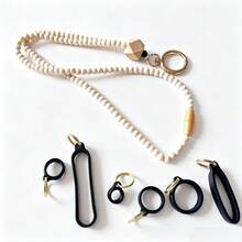 1pc Multicolor Lanyard Anti Loss Protective Strap With 6pcs Silicone Rings For Different Size Vape Device Does Not Contain Electronic Cigarettes - Multicolor - View 6