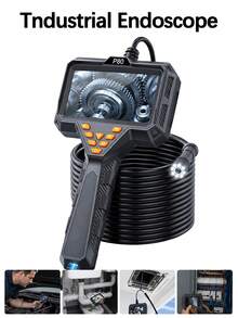 5/3/1M Industrial Endoscope Camera, 4.3" IPS Screen, IP67 Waterproof, 1m/39inch Cable, With Magnet, Hook, Side Mirror, Suitable For Pipe Inspection, Auto Repair, HVAC, Automotive Diagnostics, Men's Equipment - A - View 13