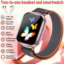 LIGE Smart Earphone Watch Terbaru, Layar Besar Persegi Definisi Tinggi, Fungsi Earphone Terintegrasi, Mendukung Berbagai Mode Olahraga, Pengingat Alarm, dan Pemutaran Musik - View 15