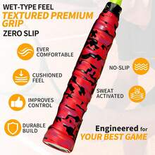 Camouflage Tennis Racket Overgrip Anti-Skid Sweat Tape Absorbed Wrap Badminton Racquet OverGrip Fishing Skidproof Sweatband Grip Soft Multicolor Badminton Racket Grip Tape Anti-Slip Band Sweat Absorbed Racquet Overgrips Anti-Skid Baseball Sweatband - Multicolor - View 5