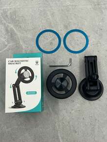 360° Adjustable Magnetic Cup-Style Phone Holder, Foldable Dashboard Suction Navigation Mount, Fixed Phone Stand, Suitable For Desk, Car Dashboard, Kitchen, Glass Surface, Car Accessories, Car Essentials, Car Decor, Christmas, Halloween And New Year Gifts - Multiple Styles - View 13