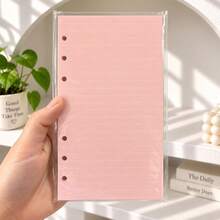 A6 Loose Leaf Notebook Papers, 40 Sheets Colourful Notebook Refill Papers, 6 Holes DIY Index Diary - Multicolor - View 15