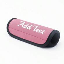 1pc Personalized Custom Luggage Handle Cover, Customizable Text/Name, Wear-Resistant Carrying Handle Sleeve, Travel Suitcase Grip Anti-Slip Anti-Scratch Protective Cover, Multiple Colors Available Replacement Accessory - Multicolor - View 10