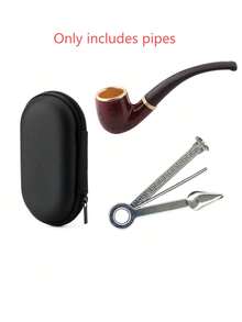 1pc Pipe, Smoking Accessory, Holiday Gift, Birthday Gift, Gift For Friends, Halloween Gift, Christmas Gift - Multicolor - View 2