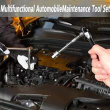 115/46pcs High-Quality Car Repair Tool Set With Quick Ratchet And Hex Key Wrench, Durable Socket Set, Portable Storage Box, Suitable For Car Maintenance And Emergency Repair - View 3