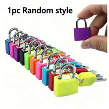 1/3/7PCS, Combination Pack Practical Mini Lock (1 Lock + 2 Keys), Wide Applicability, Each Set Comes With 2 Original Spare Keys, Random Style, Suitable For Travel Bags, Suitcases, Backpacks, School Lockers, Gym Private Storage Lockers, Christmas, Halloween, Easter, Birthday Gifts For Friends. (Random Color = 1pc) - A - View 7