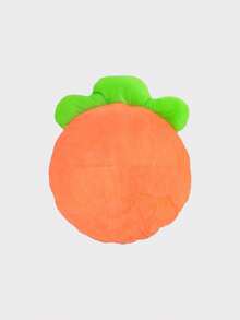 1pc Carrot Shaped Pet Bed, Suitable For Small Animals, Soft Fluffy Orange & Green Cushion, Ideal For Rabbits, Guinea Pigs, Comfortable Sleeping Nest, Suitable For Indoor Home Use, Perfect Gift For Birthday, Valentine's Day, Easter - Multicolor - View 9