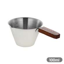 1件加厚304不鏽鋼咖啡量杯，附刻度濃縮咖啡萃取杯，小牛奶奶壺，濃縮咖啡量杯，加厚不鏽鋼牛奶壺，精確液體量杯，迷你咖啡液體接液杯，咖啡分量杯 - 彩色 - 查看 16