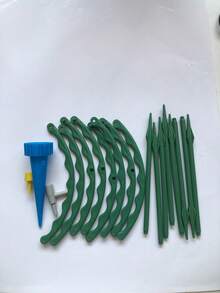 4pcs/8pcs Garden Plant Support Stakes Plastic Semi-Circular Hoop Flower Pot Climbing Plant Rack Peony Flower Stand - Christmas Cactus Support Stand - View 15