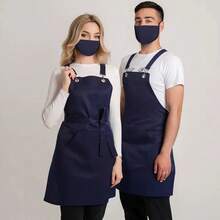 Cross-Back New Style Apron, Adult Korean Version, Unisex, For Kitchen, Restaurant, Coffee Shop, Hot Pot Shop, Cashier, Catering Work - Multicolor - View 9