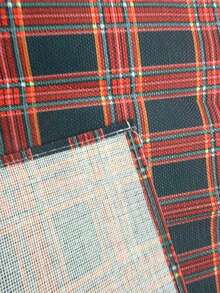 1pc,Classic Scottish Plaid Element Design,Christmas Decoration,Christmas Table Runner,Christmas Tablecloth,Christmas Long Tablecloth,Faux Linen Polyester Material,Gift,Protective Cover,Rectangular Tablecloth,Washable,Suitable For Home Dinner,Coffee Table,Kitchen And Dining Room Decoration,Dining Table Decoration Party And Scene Decoration,Home Decor,Outdoor Patio Table Runner Decoration,Entrance Decoration,Fireplace Cloth Decoration - Multicolor - View 2