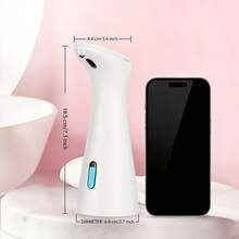 Battery Powered Automatic Hand Sanitizer Machine With Non-Contact Infrared Sensing Liquid Soap Dispenser Wall Mounted Design Suitable For Bathrooms, Kitchens, Hotels, Offices - View 5