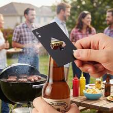 10 Creative Personalized Beer Bottle Openers, Any Two-Color Combination, Stylish Card Design, Portable, Exquisite, And Durable, Suitable For Various Occasions, An Excellent Holiday Gift, And An Ideal Gift For Fathers - Multicolor - View 6