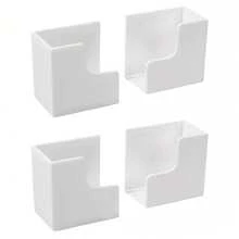 4/2pcs No‑Drill Wall‑Mounted Cutting Board Holder, Space‑Saving Kitchen Chopping Board Storage Rack, Kitchen Organizer Accessories - Silver - View 10