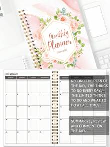 2pcs 2026-2027 24-Month Monthly Planner, 8.15x5.7in Spiral Calendar & Notes Organizer, Halloween Notebook, Office Decor And Accessories, Nurse Essentials, Bible Study Materials - A - View 6