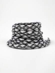 5mm Textured Cross Round Shoelaces High Quality Anti-Slip Wear-Resistant Polyester Round Shoelaces Suitable For Hiking Boots Work Boots Chunky Sneakers Shoe Laces - Multicolor - View 28