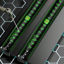 1pc High Precision Self-Locking Fluorescent Tape Measure - 5M, Laser Inkjet Coding Box Design, ABS Resin Material, 0.1mm Accuracy, With Clear Display Window, Suitable For Construction Measurement - A - View 9