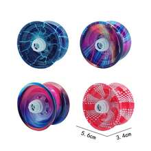 1pc-Alloy Metal Beginner Yoyo, Shiny Colorful String‑Operated Yo‑Yo Toy, Stable Spinning Performance, Collectible Play Gift For Youth - Multicolor - View 12