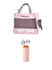 Portable Pet Carrier Bag, Suitable For Cats And Small Dogs, With Hands-Free Shoulder Strap Design, Breathable Travel Pet Backpack, Perfect For Outdoor Walks, Vet Visits, Public Transportation, Shopping And Daily Use, Pet Outdoor Accessories - Multicolor - View 10