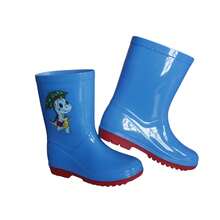 Botas infantiles,  Botas DANI Impermeables de PVC para Niña y Niño con Diseño Divertido, Calzado Infantil Ideal para Lluvia y Diversión al Aire Libre con Máxima Durabilidad y Protección. - Azul - Ver 8
