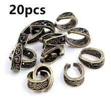 20pcs 14x10mm Vintage Pendant Pinch Bail Clasps Necklace Hooks Clips Connector DIY Jewelry Findings Accessories - Pinch Bail - View 11