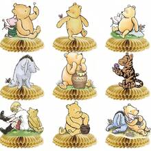 1pc/9pcs Cartoon Anime Honeycomb Desktop Decoration, Printed With Classic Cartoon Anime Character Pattern Style Decor (Balloons Not Included). Exquisite Table Centerpiece Is Ideal For Fan Gatherings, Theme Parties, Suitable For Photography Props And Fan Collectibles. Elegant Gift For Fans And Anime Enthusiasts - View 2