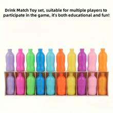 21 Colorful Bottles Memory Challenge Board Game, A Matching Game About Thinking, Enlightenment Training For Thinking And Memory, Suitable For Family Parties, Memory Competitions, And Excellent Holiday Gifts For Christmas, Halloween, And Various Festivals - Multicolor - View 7
