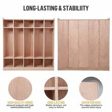 Drawer Storage Cabinet - Wood Color - View 5