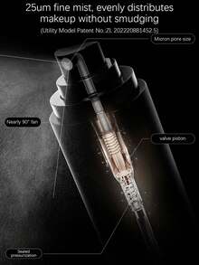 PRAMY Setting Spray Semprot - Hitam - View 5
