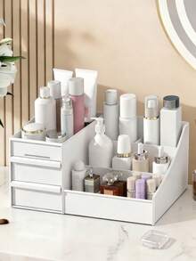 Makeup Storage Box,Cosmetic Storage Box Lipstick Holder, Cosmetics Organizer For Dressing Table Makeup Organizer Suitable For Bedroom, Bathroom, Living Room, Dormitory, Dressing Table Storage, Room Decor Jewelry Organizer Organizers Storage - Multicolor - View 11