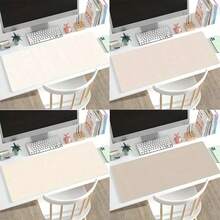 Large Solid Color Mouse Pad, Suitable For Gaming, Office And Home Use, Artistic Design Style, Gift For Friends And Family, Rubber Base, Compatible With PC Laptop, Back To School Desktop Accessory, Office Supplies, Mouse Pad Set, Computer Keyboard Mat, Study Mat - Mouse Pad - View 5