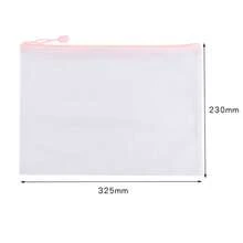 1/5/10/20 A4 Zipper File Bags, Transparent Storage Bags, Minimalist Color Scheme, Suitable For A4 Paper And Book Storage, Office Document And Material Storage Bags. Suitable For School, Office, And Home Use. - Multicolor - View 3