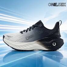 Sepatu Lari Kasual Olahraga ONEMIX, Nyaman, Peredam Guncangan, Sol Tebal Bertali Rendah, Anti Selip, Tahan Aus - Xiaochenbai - View 3