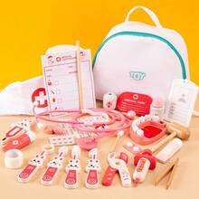 Children's Pretend Play Doctor Kit Toy Set, 28pcs Rabbit Doctor Toy Set, Suitable For Boys And Girls Aged 3+ For Role Play Games, Kids' Christmas Gift, Birthday Gift - Multicolor - View 3