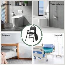 Folding Steel Commode Chair Portable Toilet With Safety Lock And 9 Litre Pail - 26DXY-wIN-uK-sJ-mTY - View 9