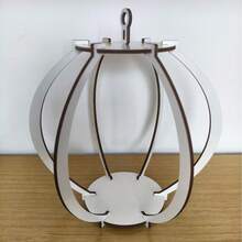 1pc Wooden Lantern Decorative Empty Frame, Ins Style Candle Holder Aromatherapy Tray, Wedding Bridal Room Dining Table Living Room Desktop Atmosphere Decor Ornament, Holiday Photo Backdrop Prop, Centerpiece Decoration (Candles And Flowers Not Included) - View 8