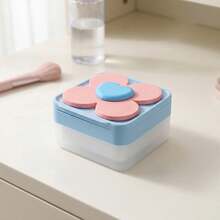 Heart-Shaped Petal Pad Storage Box / 5.07oz Dispensing Container, Reusable Compress Pad And Pad Storage Case, Home, Commute, Travel, Beauty Salon Skincare Accessory, High Value Practical Holiday Gift,Makeup Organizer,Room Décor - View 7