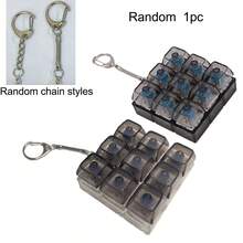 1pc Mechanical Keyboard Keycap Stress Relief Toy - Crisp Tactile Key Chain, Relieve Stress, Office Desk Fun, Unique & Cool Gift - Multicolor - View 9