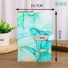 A5 Fashion Password Lock Diary Notebook Creative Planner Student Memo Stationery Notebook Meeting Notes - A5 blank - View 10