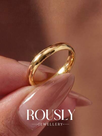 1 buah Cincin Elemen Lubang Bulat 4mm, Elegan dan Unik, Cocok untuk Wanita Menghadiri Pesta dan Acara Dansa, Perhiasan yang Dibuat dengan Indah, Hadiah Ulang Tahun yang Ideal untuk Pacar