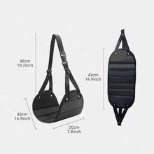 2PCS Travel Rest Hammock Office Overhang Strap Airplane High-Speed Rail Footrest Sleeping Gadget Rest Pad - Multicolor - View 3