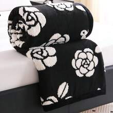 2026 New Jacquard Sherpa Double Layer Blanket, Winter Warm Bed Throw Blanket - Dark Brown - View 10