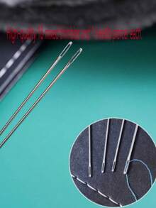 Multifunctional Household Sewing Needle Set, Multi-Specification Hand Sewing Needle, Labor-Saving Needle Threader, Storage Tube, Clothing Mending, Embroidery And Sewing Complete Set Of Tools And Sewing Supplies. - A - View 12