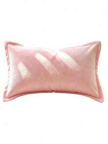1PC/2pcs Velvet Solid Color Pillowcase, Soft Cozy Plush Pillow Cover For Bedroom Decor, 1PC - Pink - View 10