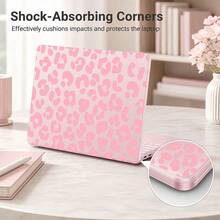 Pink Matte Leopard For MacBook Neo Case 13-Inch 2026 A3404 A18 Pro Chip, A3404 2026 Neo 13-Inch, Stylish Digital Accessory For Office Workers Back To School Season - View 7
