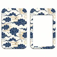 1 Piece Chinese Blue Cloud Lanyard With ID Card Holder, Traditional Oriental Art Badge Holder For Work Student Office Gift - Multicolor - View 15