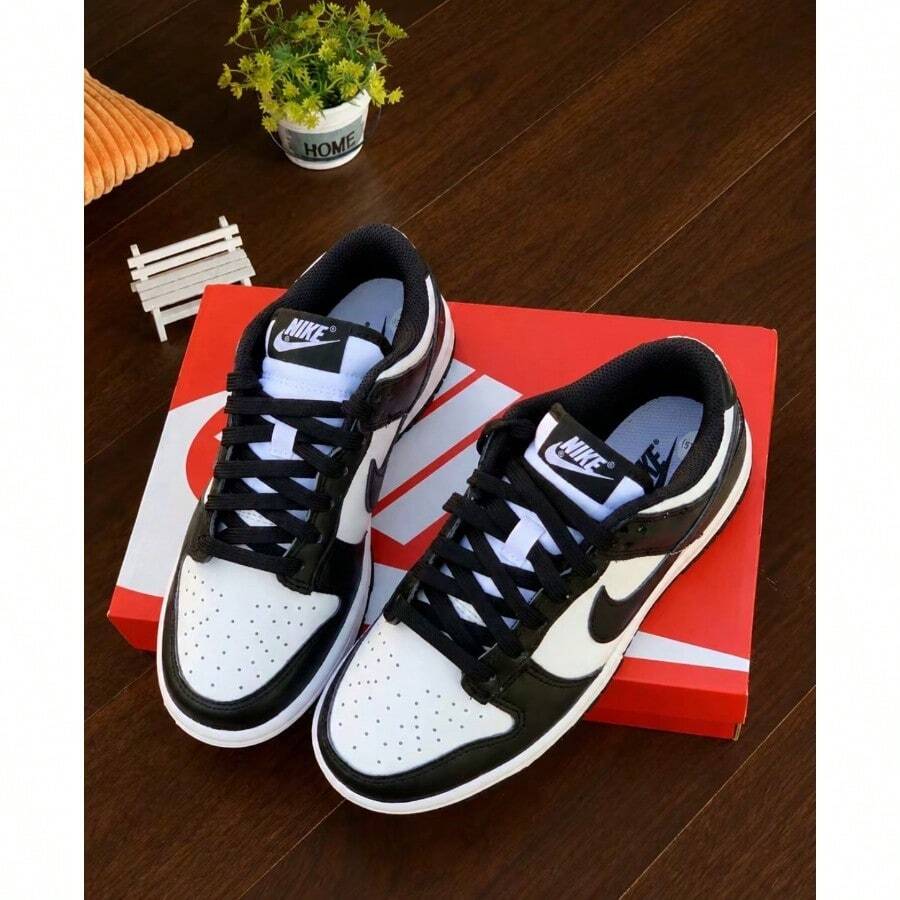 Nike Men Sneakers - Black and White - View 1