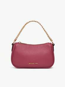 Michael Kors MK Carmela Women's Small Crossbody Bag, Handbag, Tote Bag With Chain Strap - Hot Pink - View 2