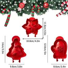 Mini Handheld Pie Mold For Baking, Apple Pie Cutter, Snowflake, Glove And Christmas Tree Pattern Dough Press Mold, Pocket Pie Making Mold, Suitable For Christmas, New Year, Party And Gathering - View 8